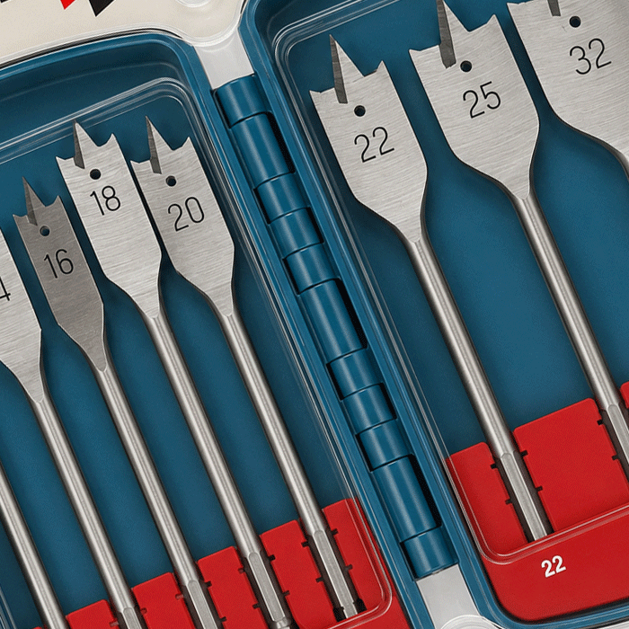 Makita Flat Drill Bit Set, 8 Piece (P-52093) - Clearance