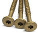 Forgefast torx countersunk timber screws head image from Fusion Fixings