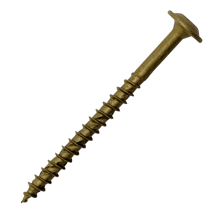 Size Guide for the 10 x 180mm ForgeFix Torx Wafer Head Timber Landscaping Screws, Tan, Tube of 25 (FFTWH10180ET)