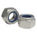 Product image for M24 Nyloc Nut, Nylon Insert Nut - T Type (Standard) - Grade 8 Steel - HDGV Galvanised, DIN 985