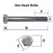 stainless steel hex bolts dimensions