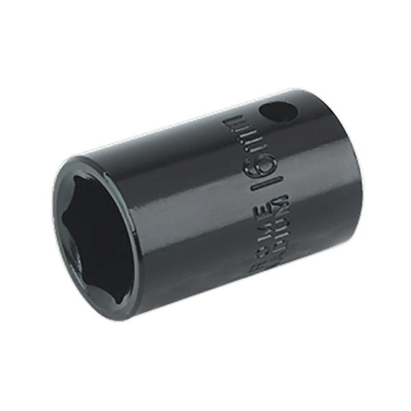Product photography for 16mm Sealey WallDrive Impact Socket, 1/2” Square Drive, (IS1216)