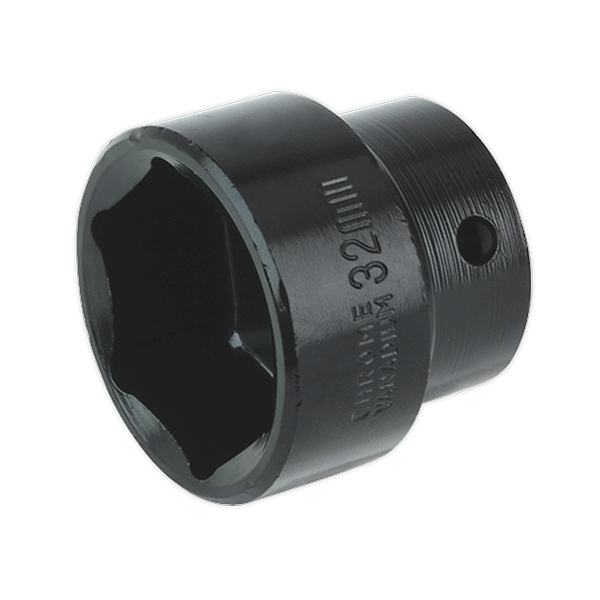 Product photography for 32mm Sealey WallDrive Impact Socket, 1/2” Square Drive, (IS1230) part of a growing range from Fusion Fixings