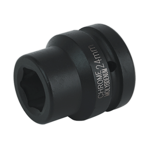 24mm Sealey WallDrive Impact Socket, 1” Square Drive, (IS124) part of an expanding range from Fusion Fixings