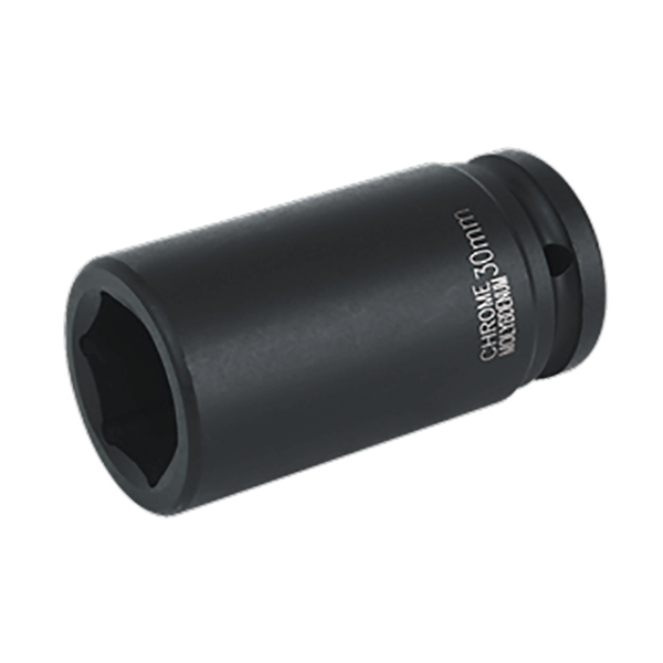 Product image for 30mm Sealey Deep WallDrive Impact Socket Bit, 3/4” Square Drive (IS3430D)