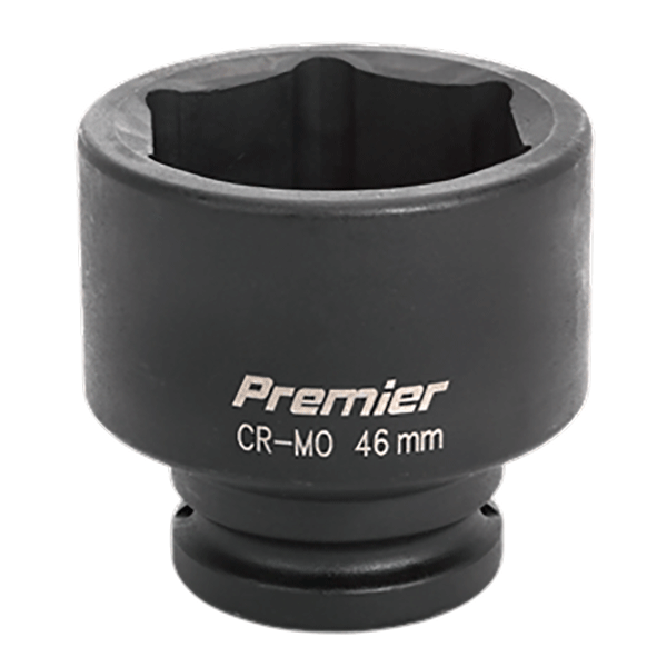 Product photography for 46mm Sealey WallDrive Impact Socket, 3/4” Square Drive, (IS3446)