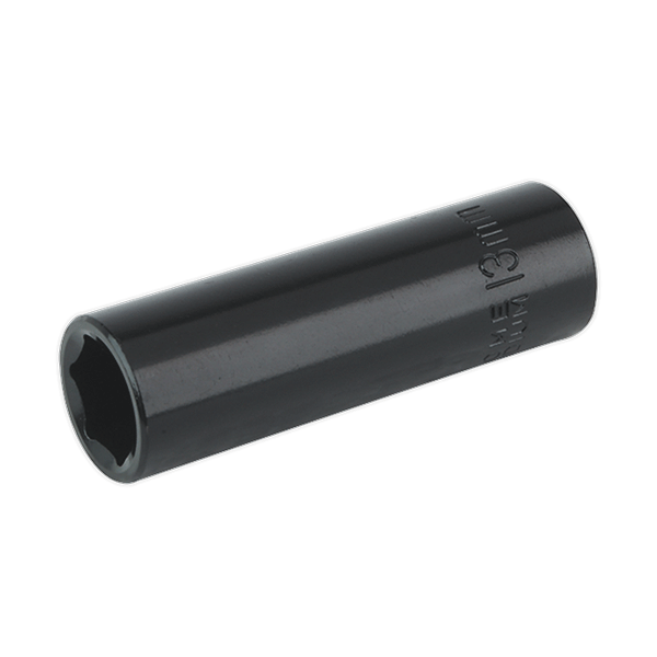 Product image for 13mm Sealey Deep WallDrive Impact Socket Bit, 3/8” Square Drive (IS3813D)