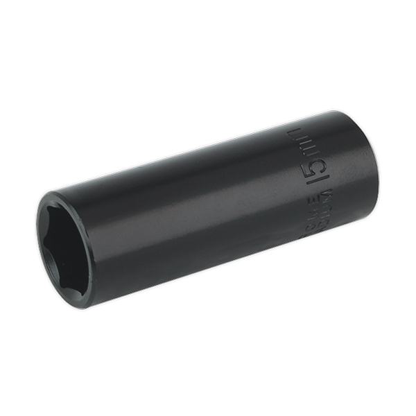 15mm Sealey Deep WallDrive Impact Socket Bit, 3/8” Square Drive (IS3815D) part of a growing range from Fusion Fixings 