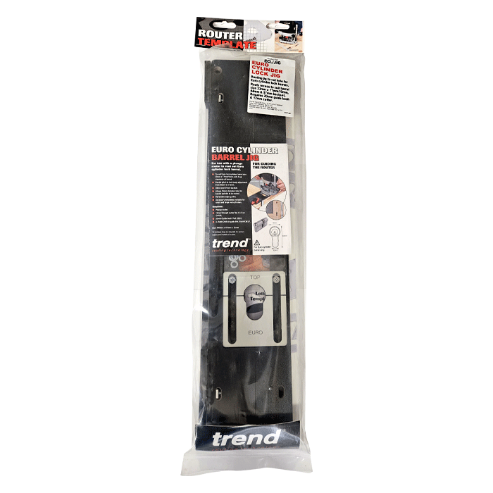 Trend Euro Cylinder Lock Barrel Routing Jig (ECL/JIG) - Clearance