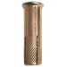 M6 (8mm) x 25mm JCP Lipped Drop-In Anchor, Zinc &amp; Yellow (DBM06SH)