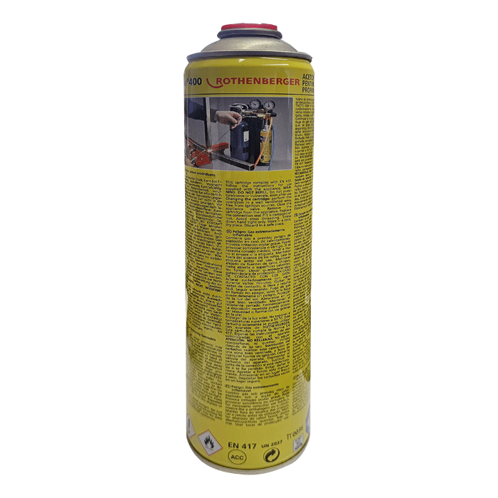 Rothenberger Maxigas 400 Gas Cylinder (035570-A) - CLEARANCE