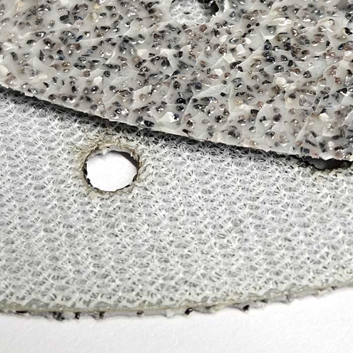 Detail image of the Mirka 150mm Iridium Sanding Discs (121 Holes) 40 Grit - Pack of 100, 246CH05040