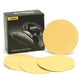 Product image for the  Mirka 150mm GOLD PSA Sanding Discs (No Holes) P80 Grit - Pack of 100 and part of a growing range of sanding discs from Fusion fixings