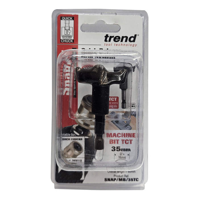 Trend Snappy Machine Bit 35mm Diameter (SNAP/MB/35TC) - Clearance