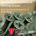 Pozi countersunk decking screws