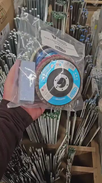 Video of the Tyrolit 115mm Premium 5 Piece Polishing Kit for Aluminium