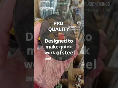 Video of Tyrolit CERABOND X Cutting Discs, 115 x 1mm, Metal Cutting Discs, 41 CA60Q-BFPX (Tub of 25)