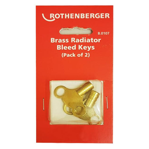 Product image for the Rothenberger Brass Radiator Bleed Key (80107) - CLEARANCE