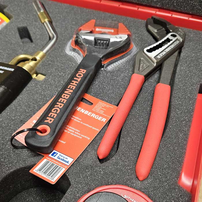 Rothenberger Torch, Pliers &amp; Cutters ROCASE Kit (1000004673) - Clearance