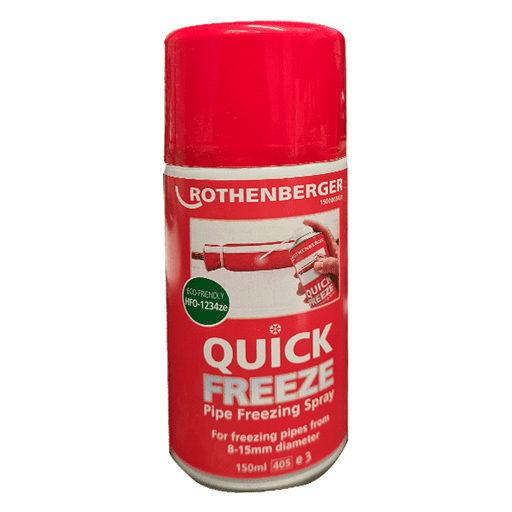 Rothenberger Quick Freeze Pipe Freezing Spray 150ml (1500003431) - clearance