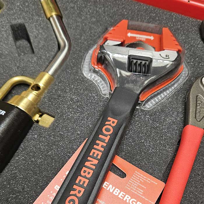 Rothenberger Torch, Pliers &amp; Cutters ROCASE Kit (1000004673) - Clearance