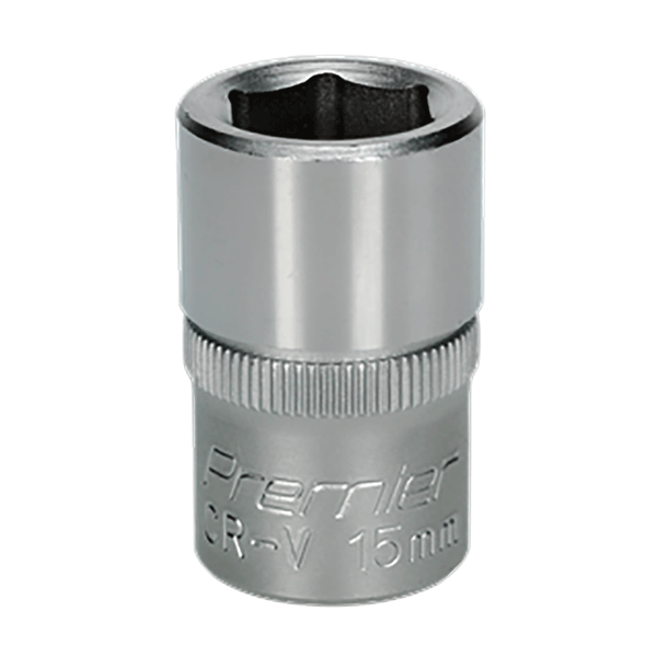 15mm Sealey WallDrive Socket with 1/2” Square Drive, (S1215) part of a growing range from Fusion Fixings