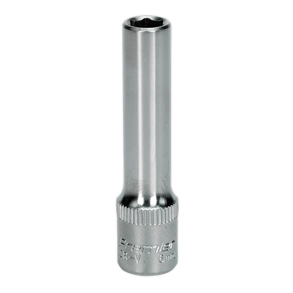 6mm Sealey Deep WallDrive Socket, 1/4” Square Drive (S1406D)