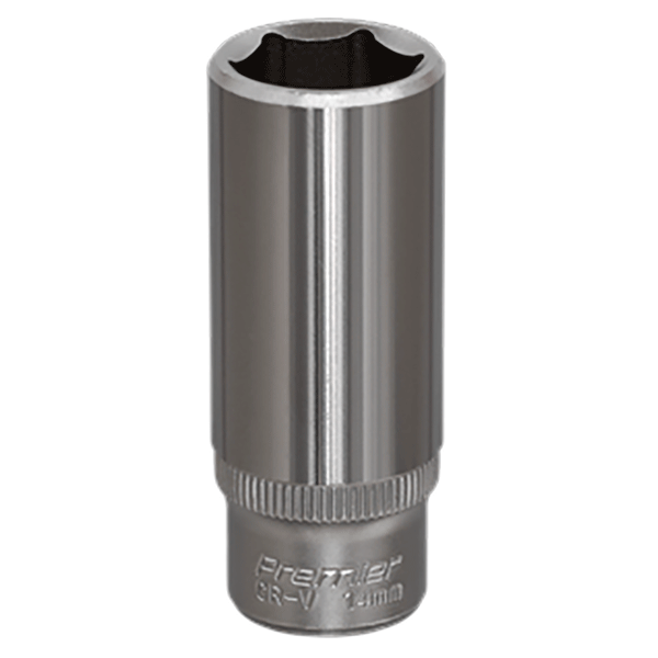Product image for 14mm Sealey Deep WallDrive Socket, 1/4” Square Drive, (S1414D)