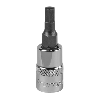 4mm Hex Socket Bit with 1/4” Square Drive, Sealey (SBH002) part of a growing range from Fusion Fixings