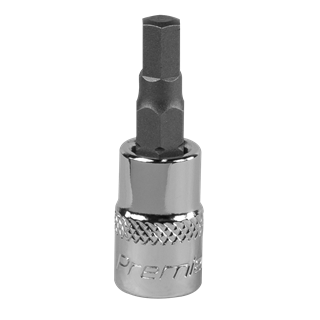Product image for 5mm Hex Socket Bit with 1/4” Square Drive, Sealey (SBH003) part of a growing range from Fusion Fixings