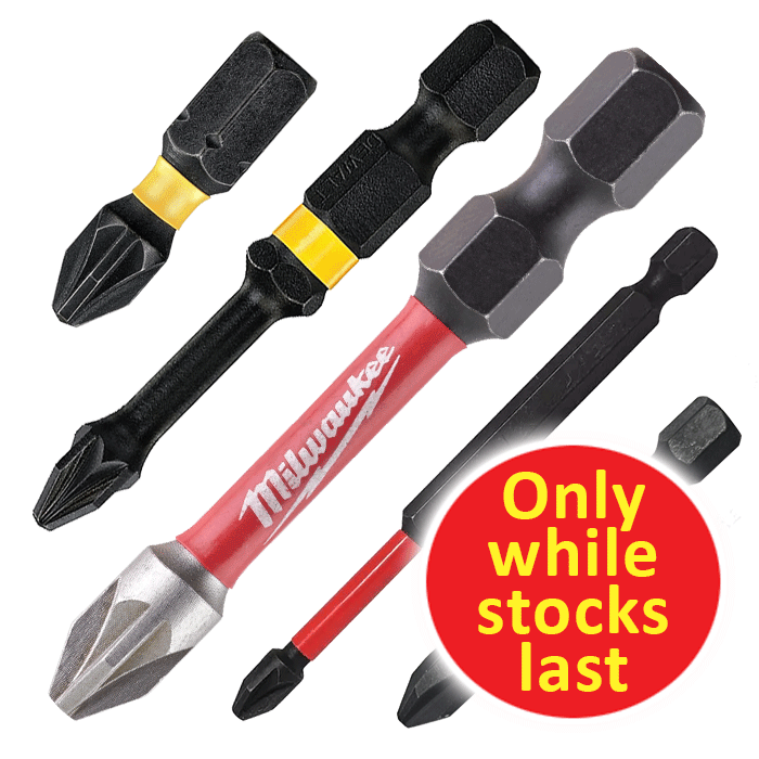 Driver Bits, Adaptors & Holders - Clearance