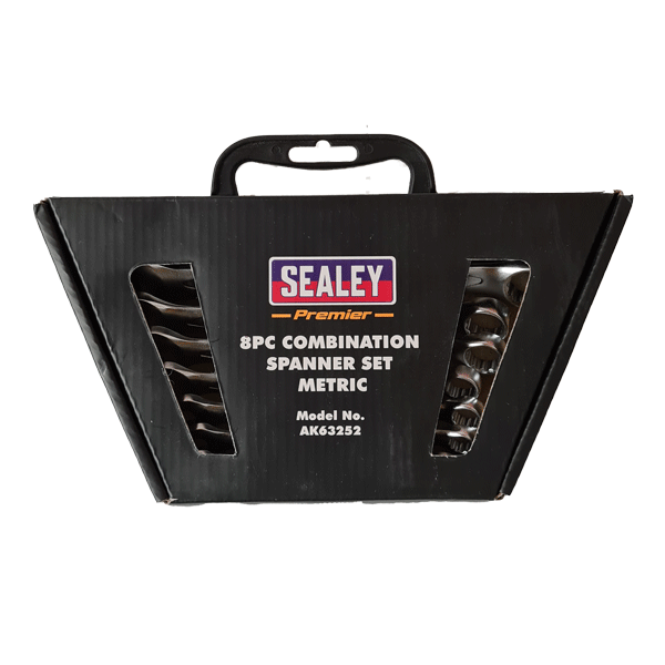 Sealey 8pc Metric Combination Spanner Set (AK63252)