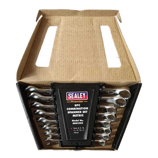 Sealey 8pc Metric Combination Spanner Set (AK63252)