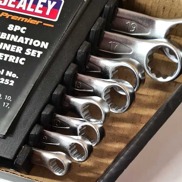 Sealey 8pc Metric Combination Spanner Set (AK63252)