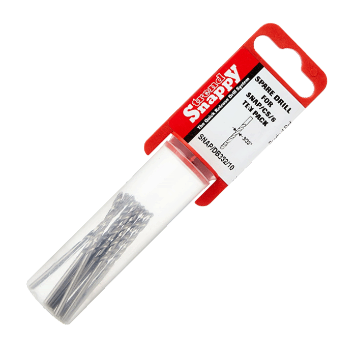 Trend Snappy 2.3mm (3/32 Inch) HSS Drill Bit Ten Pack (SNAP/DB332/10) - Clearance