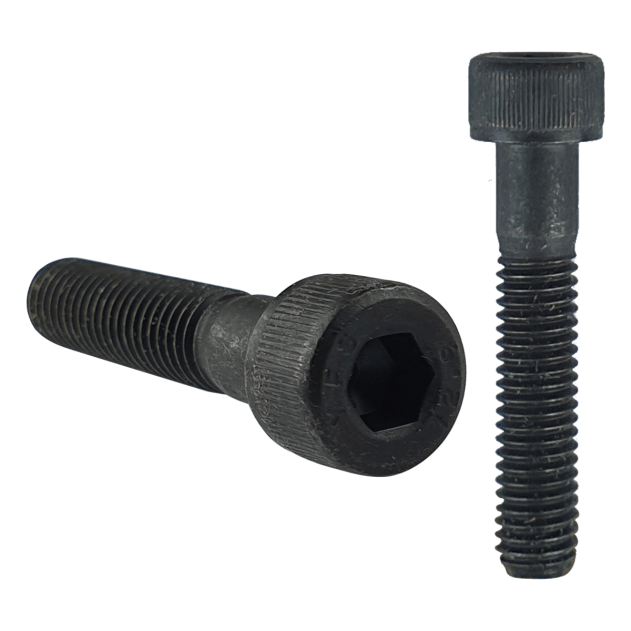 M24 x 125mm socket head cap screw, Self Colour, DIN 912