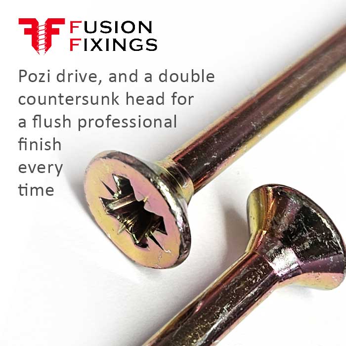 Timco 5 x 90mm Countersunk Solo Wood Screws, 50090SOLOC, ZYP (Box of 100)