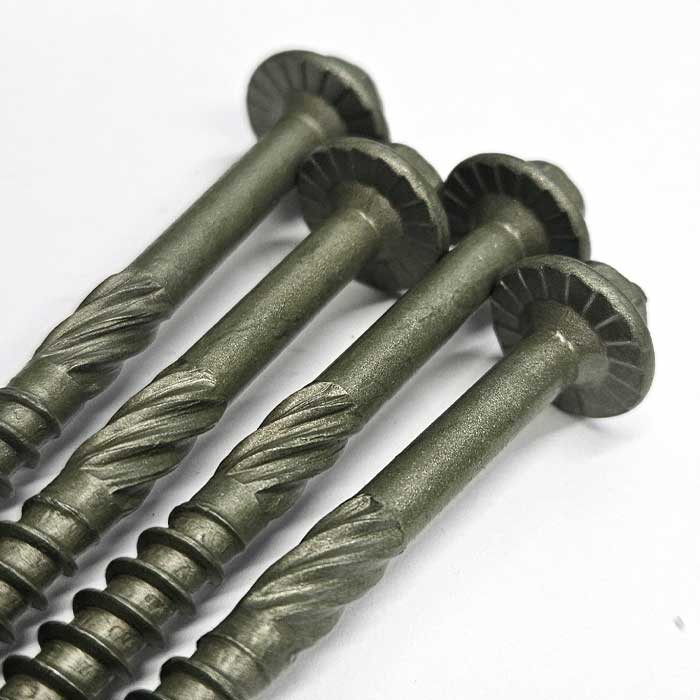 Spectre hex flanged head timber screws under head image from Fusion Fixings
