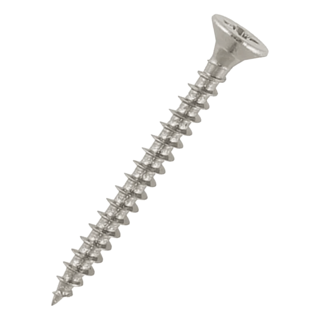 Pozi Countersunk Full-Thread Chipboard Screws A2 (304) Stainless Steel
