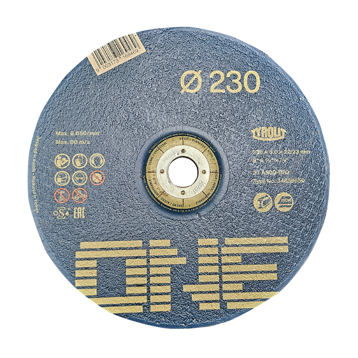 Tyrolit ONE 230mm x 6mm 2in1 Rough Grinding Disc - A30Q-BFO (Pack of 10)