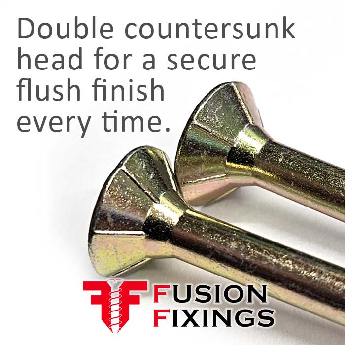 Information image from Fusion Fixings  for the Timco Pozi Velocity Wood Screws, Countersunk.