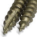 Detail image for the wafer head timber screws from Fusion Fixings showing the screw tip.