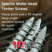 Wafer head timber screws information image from Fusion Fixings.