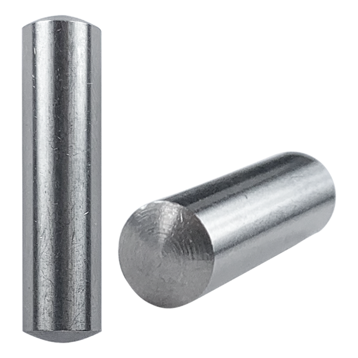 Product photography for 6mm (M6) x 30mm, Metal Dowel Pin, Hard & Ground, A1 Stainless Steel, DIN 7